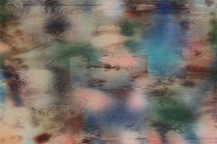 Screen 2023.10 (grid painting abstract wood contemporary nature optical)