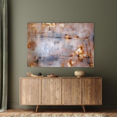 Screen tbd2 (abstract grid wood painting contemporary neutrals natural motifs)