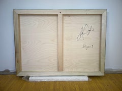 Stages 3 ( Purple tonic, digital lavander, minimal grid, silver fine lines)