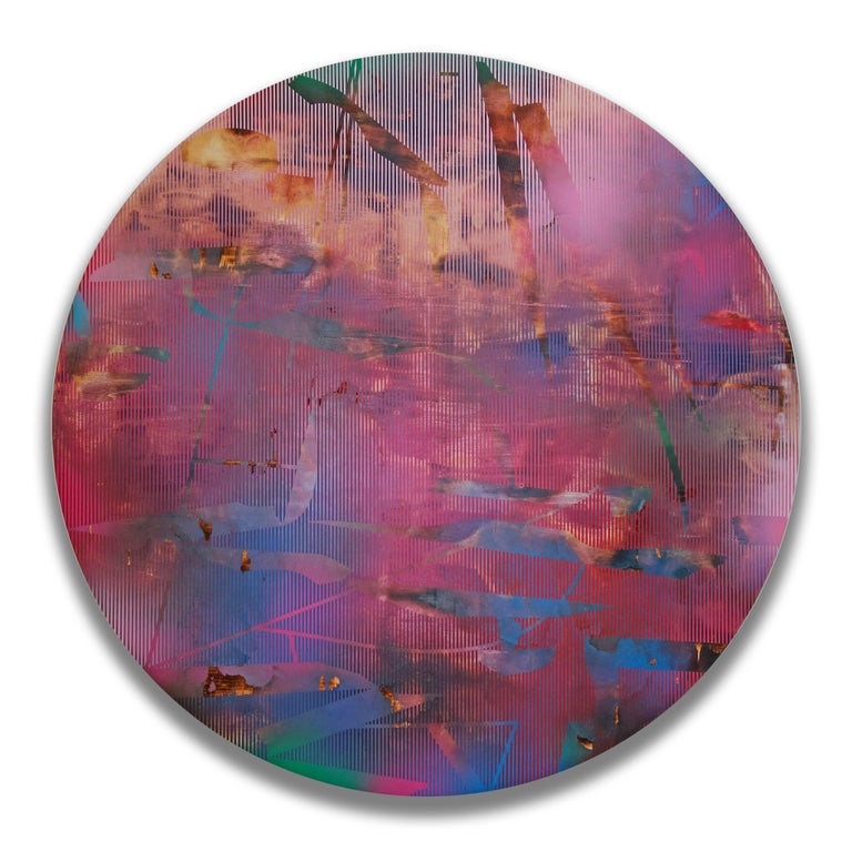 Melisa Taylor Metzger Cascadia 3 Grid Painting Abstract Wood