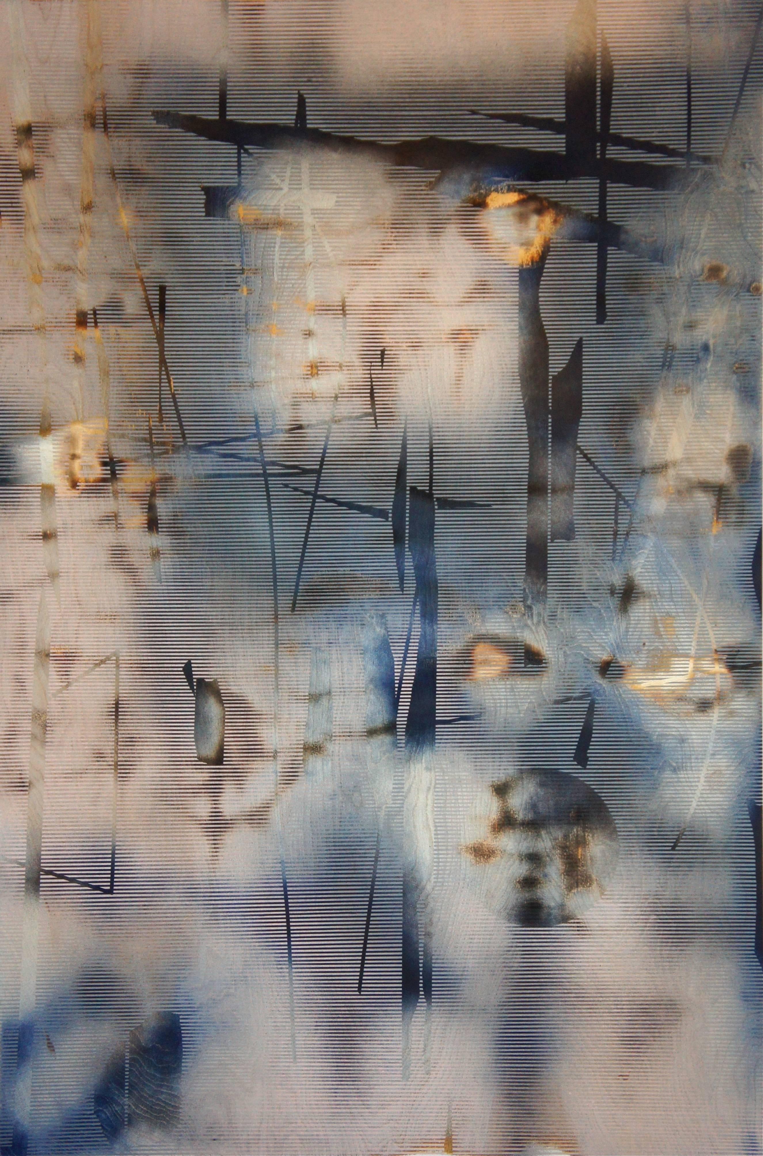 Melisa Taylor Metzger Abstract Painting - Turbulence 2