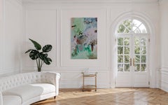 Vestiges spectraux II (texture, organique, biophilique, sable, pastels, mix-média)