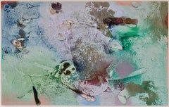 Vestiges spectrales II (texture, organic, biophilic, sand, pastels, mix-media)