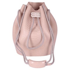 Melissa + Baja East Collaboration Rubber Bucket Bag in Blush Pink