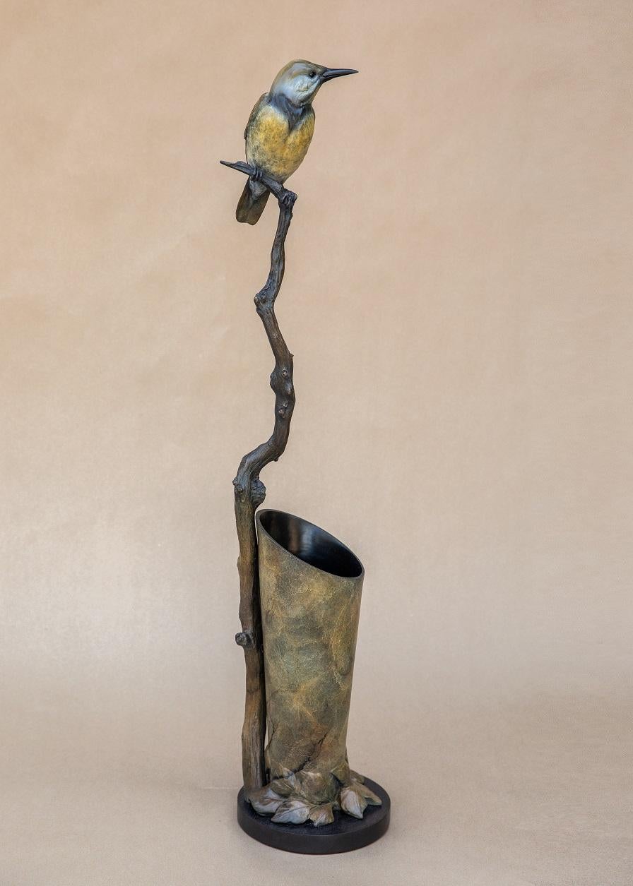 Alondra de los prados - Sculpture de Melissa Cooper 