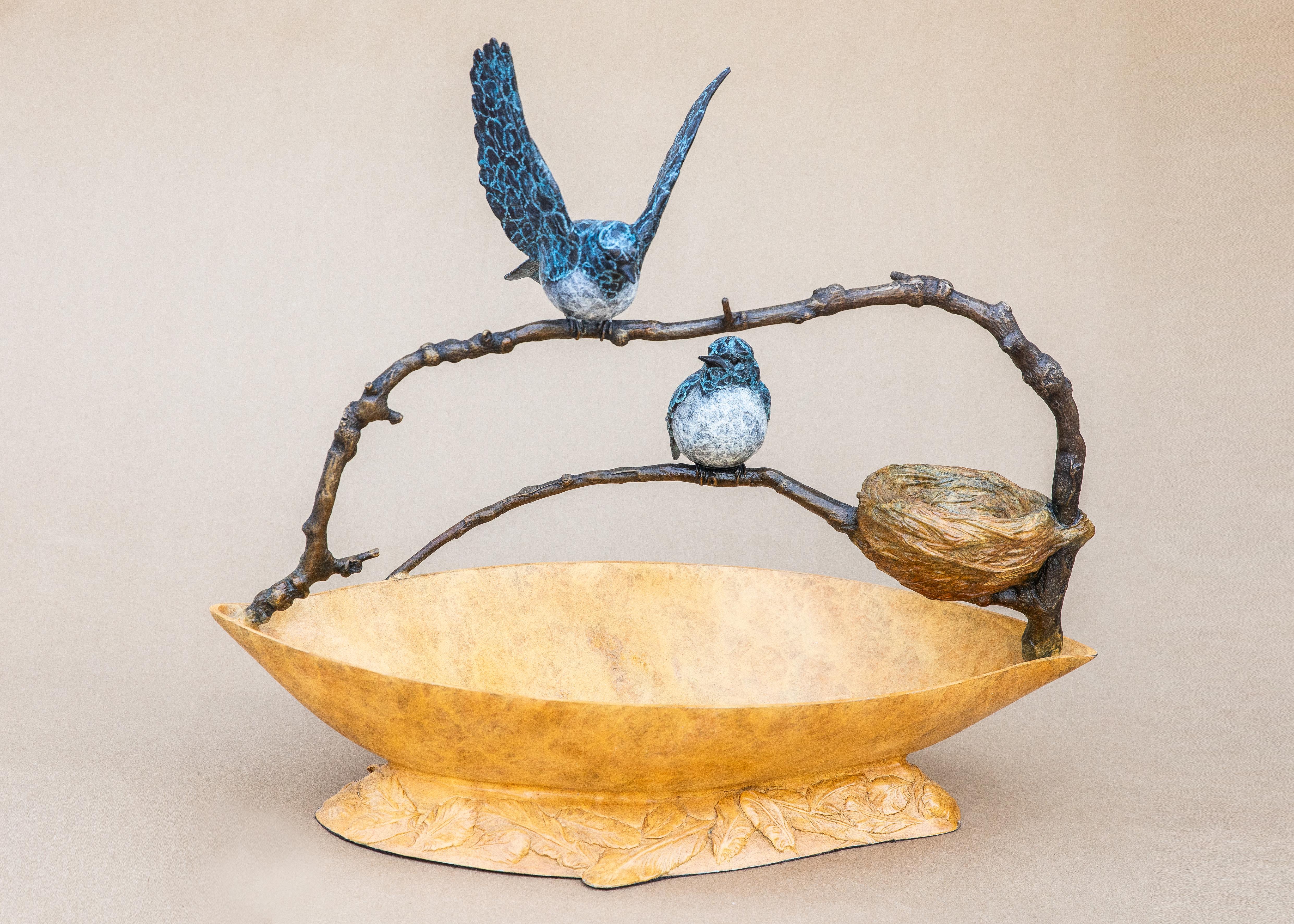 Feather the Nest - Sculpture by Melissa Cooper