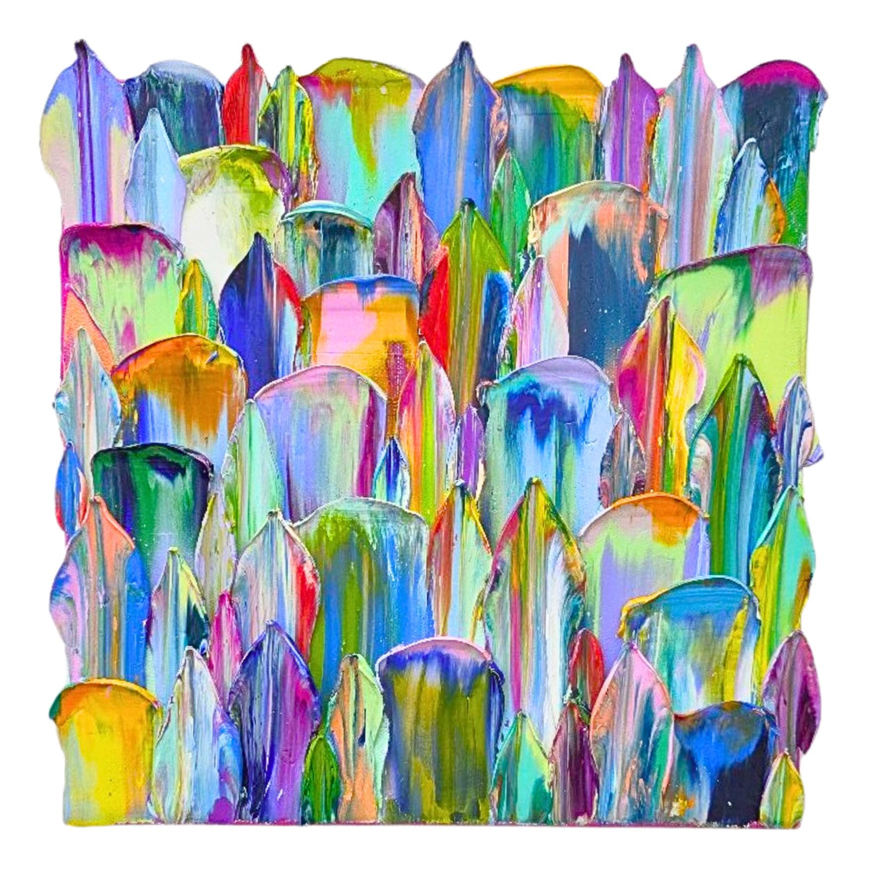 Melissa Ellis Abstract Painting - Lady Bird