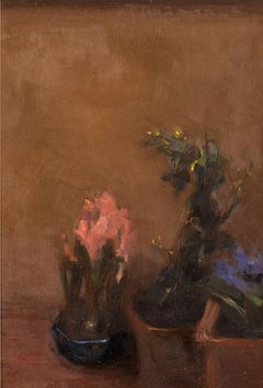 Early Spring , Oil on Aluminum, Realism, Florence Academy, Classical Painting