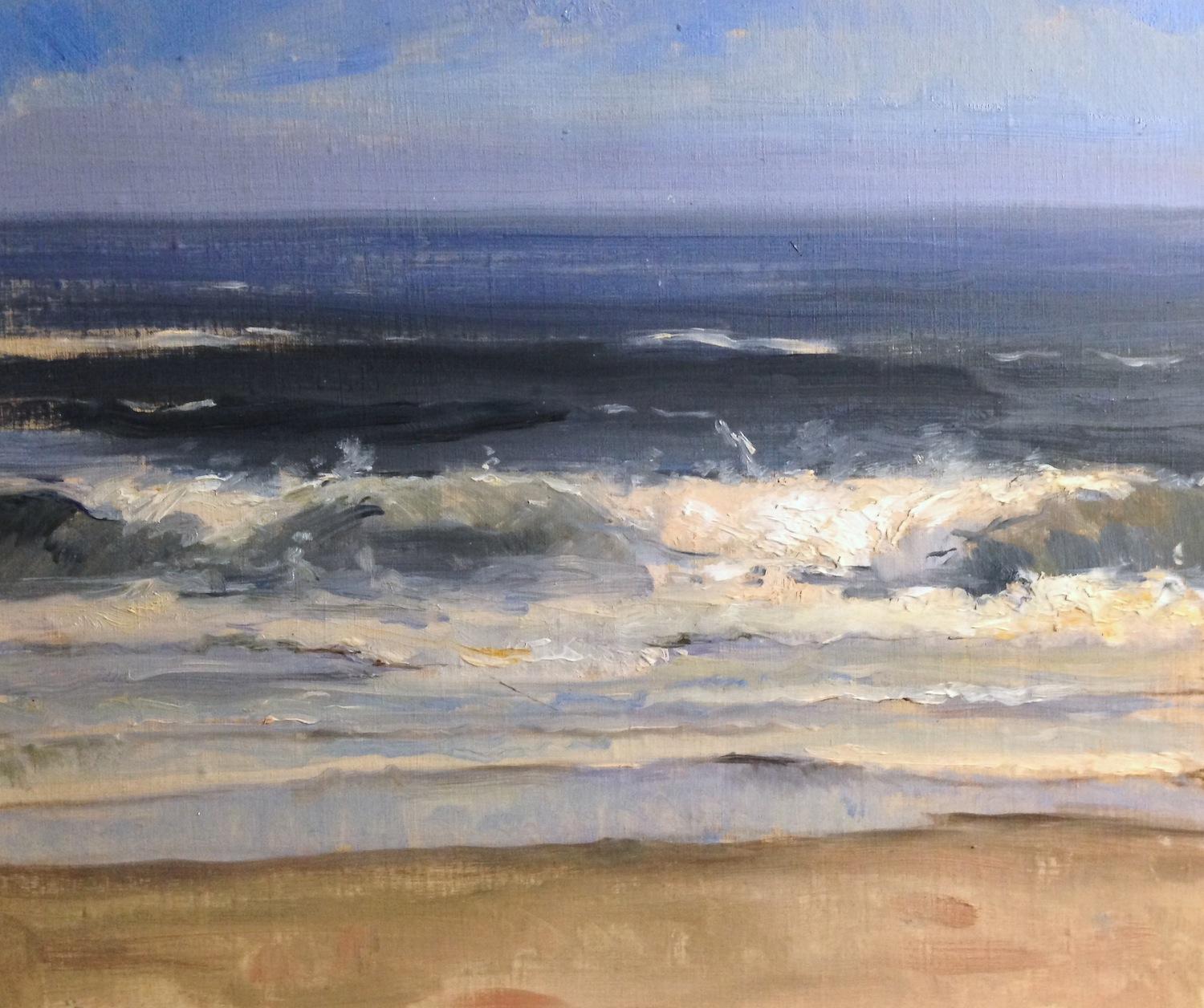 Melissa Franklin Sanchez Landscape Painting - Gibson Beach No.2
