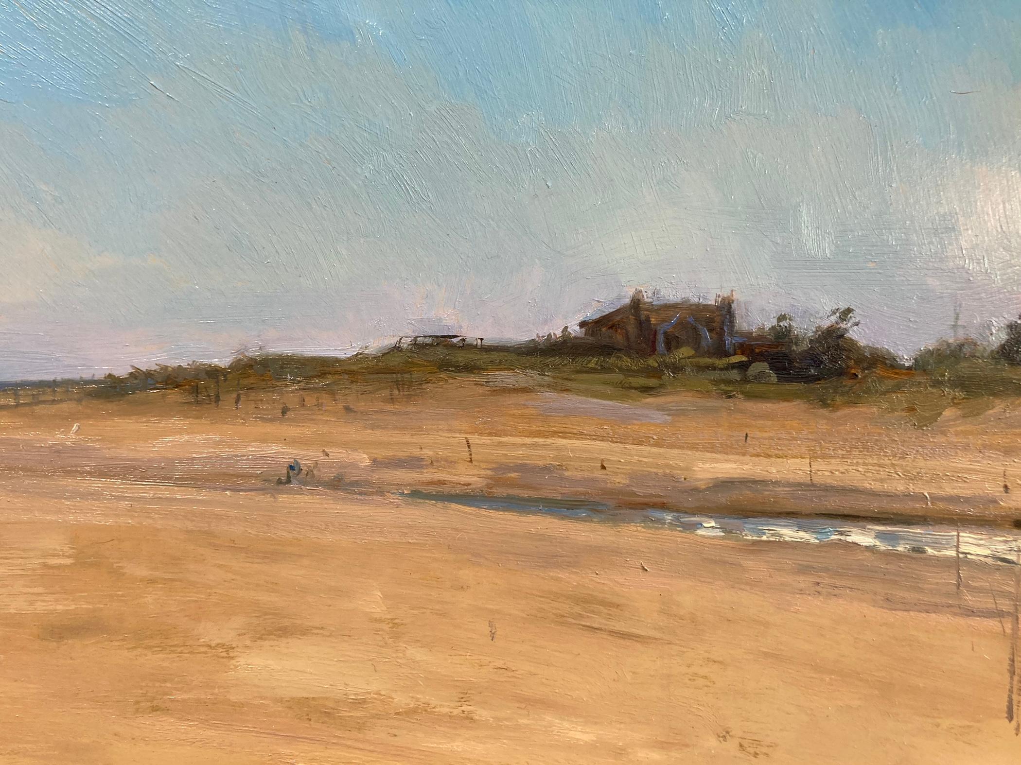 Last Day on the Beach - Impressionist Painting by Melissa Franklin Sanchez