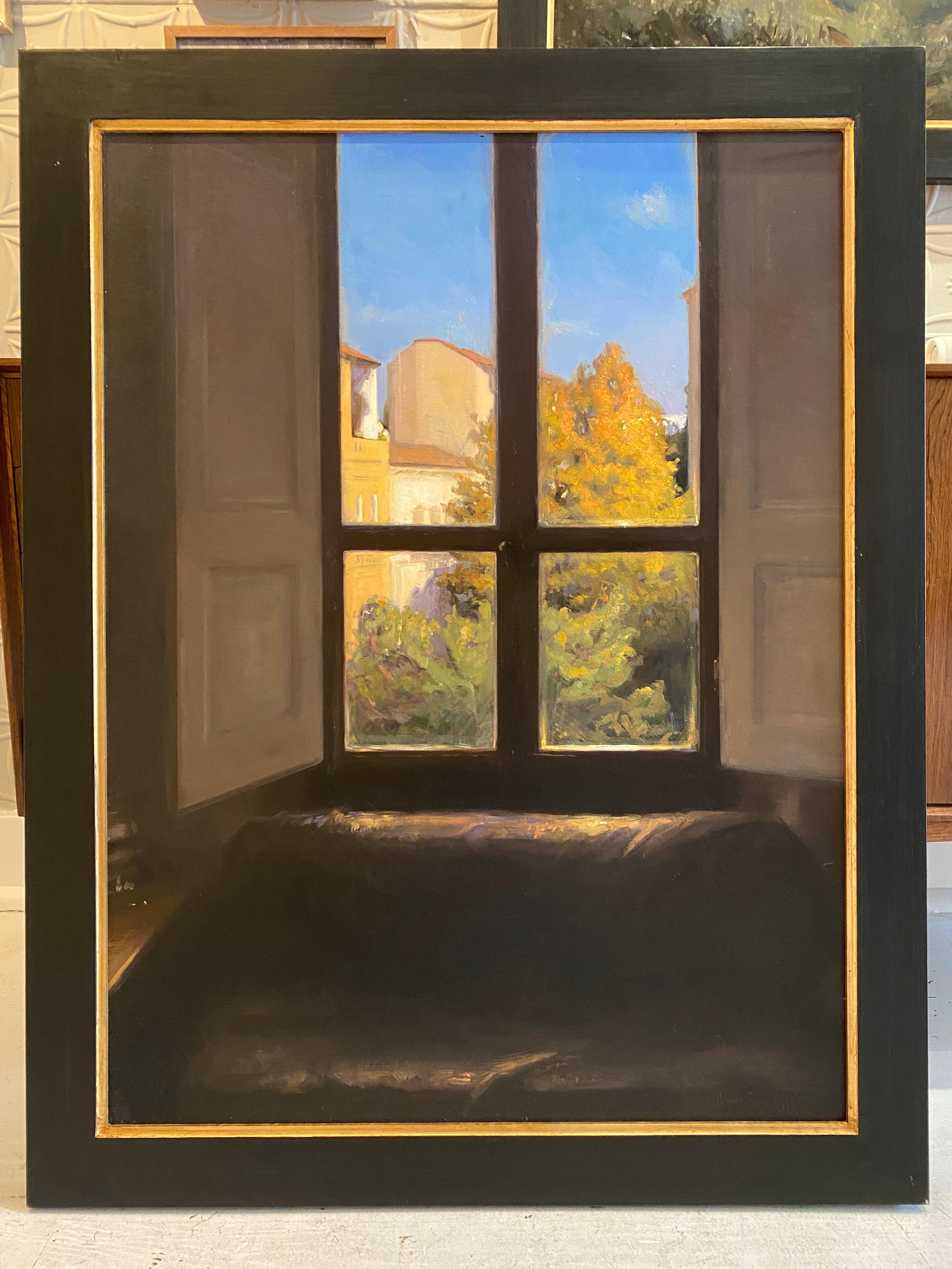 Studio in Fall - Painting by Melissa Franklin Sanchez