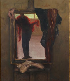 Through the Looking  Glass  Oil on Canvas   Ballet Two Paintings in the Painting
