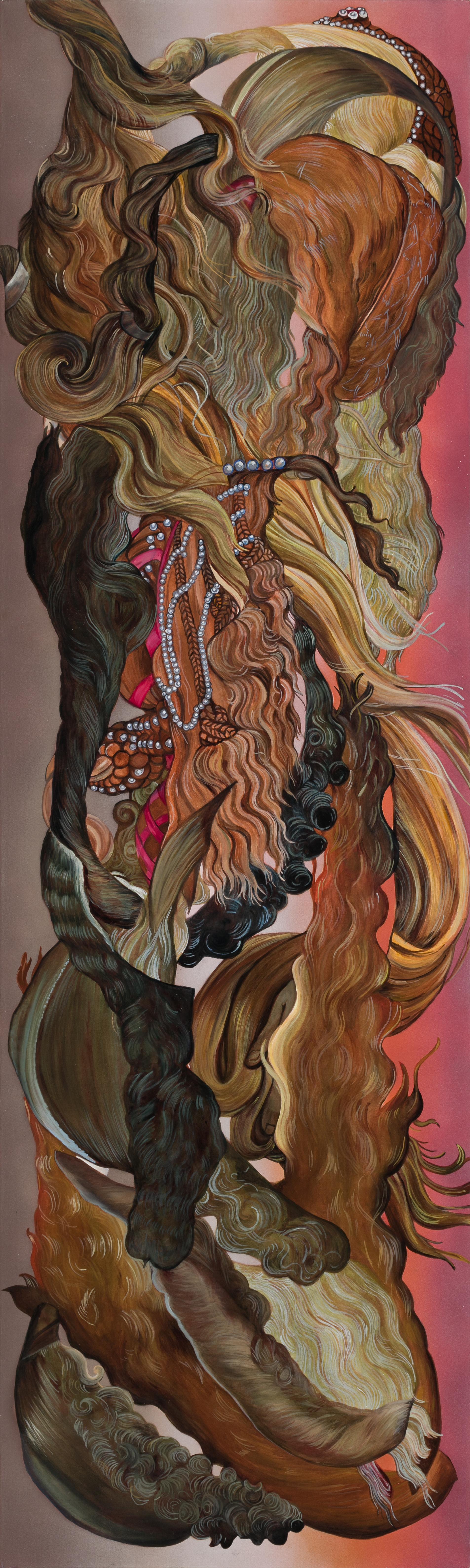 Make your hair stand on end  - Painting by Melissa Furness