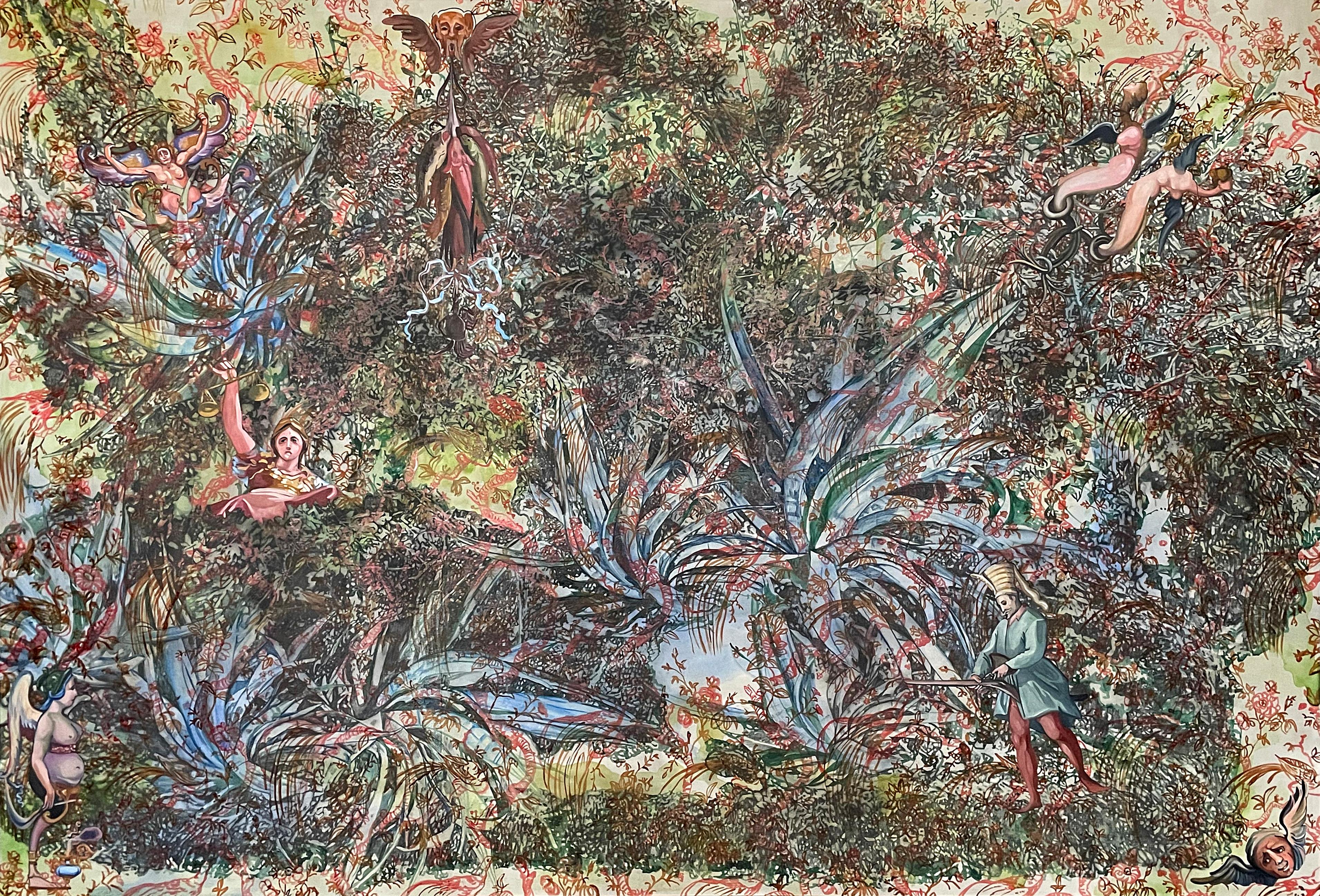Fortschritte der Liebesarbeit – Painting von Melissa Furness