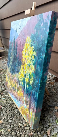 Hoch in den Bergen spielen die Raben, Originalgemälde