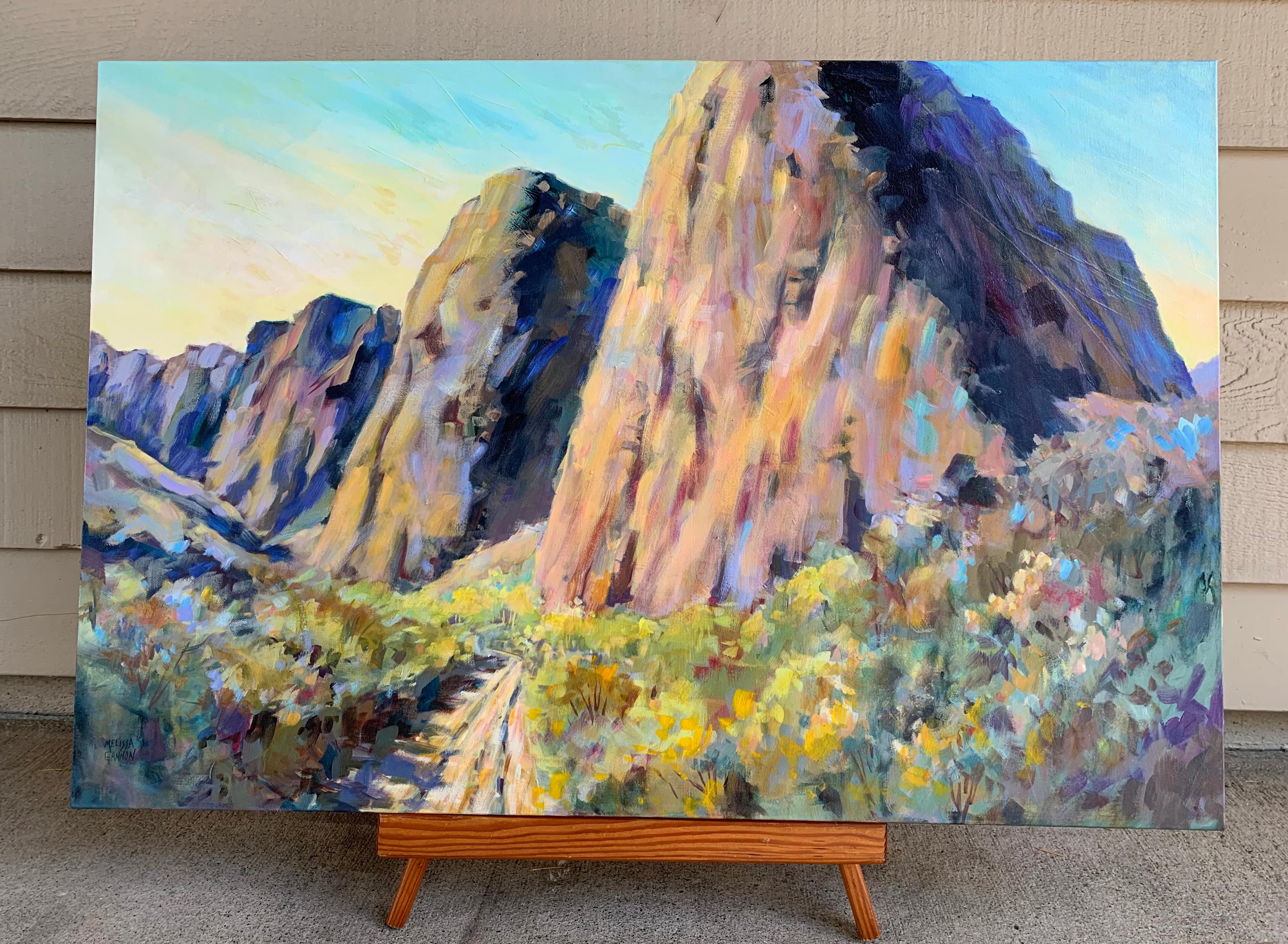 <p>Comentarios de la artista<br />La artista Melissa Gannon creó esta pieza como su interpretación del Cañón High Rocks en el Desierto de Black Rock en Nevada. 