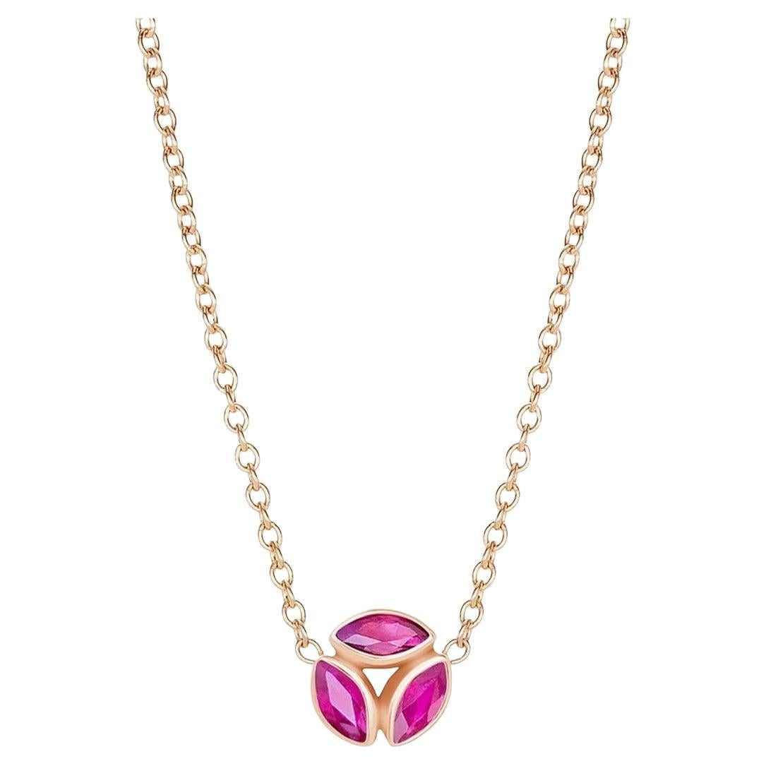 Melissa Kaye Ruby Hazel Necklace