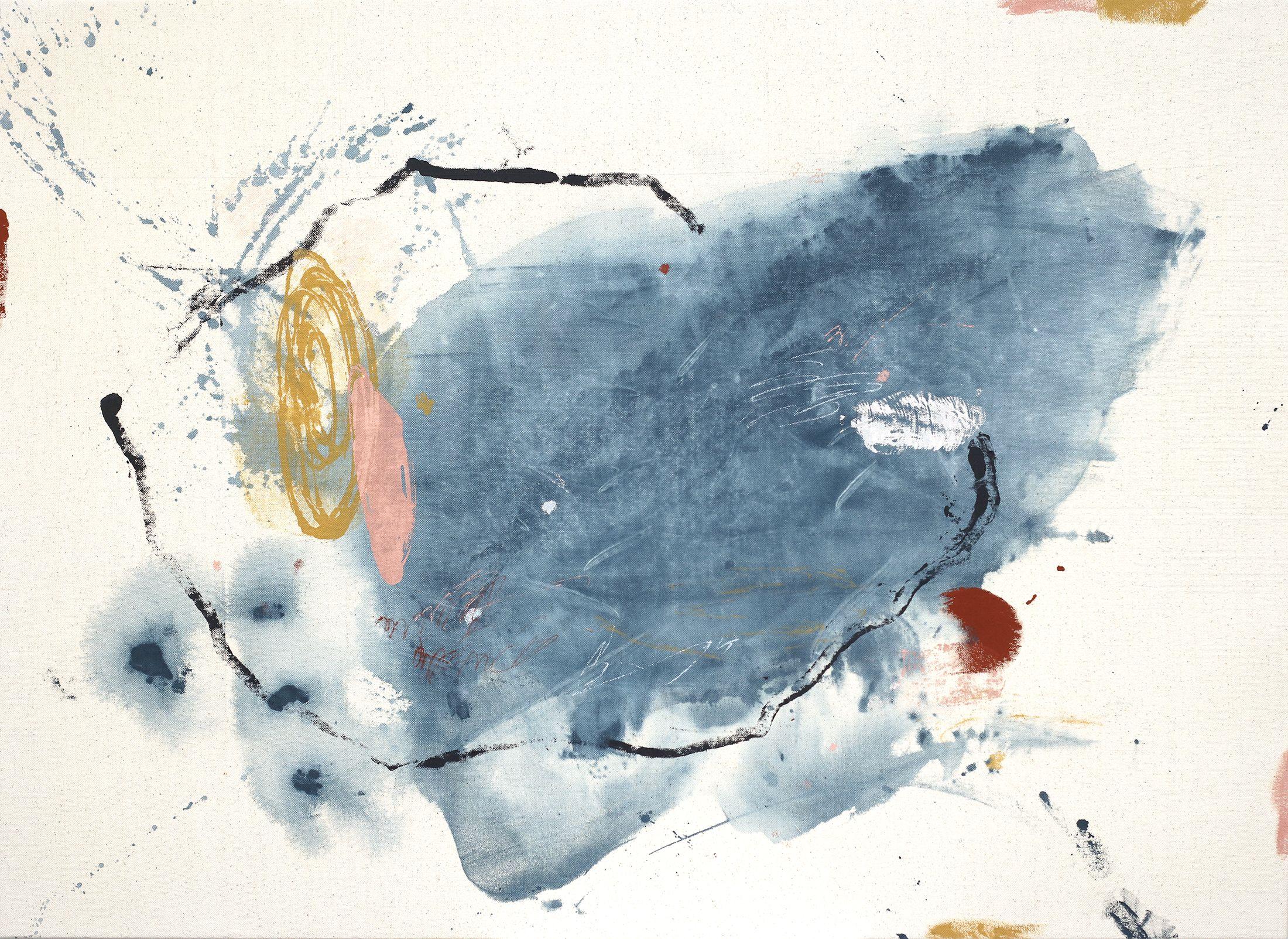 Abstract Painting di Melissa McGill - Proteggi la tua solitudine - Solitudine, Pittura, Acrilico su tela