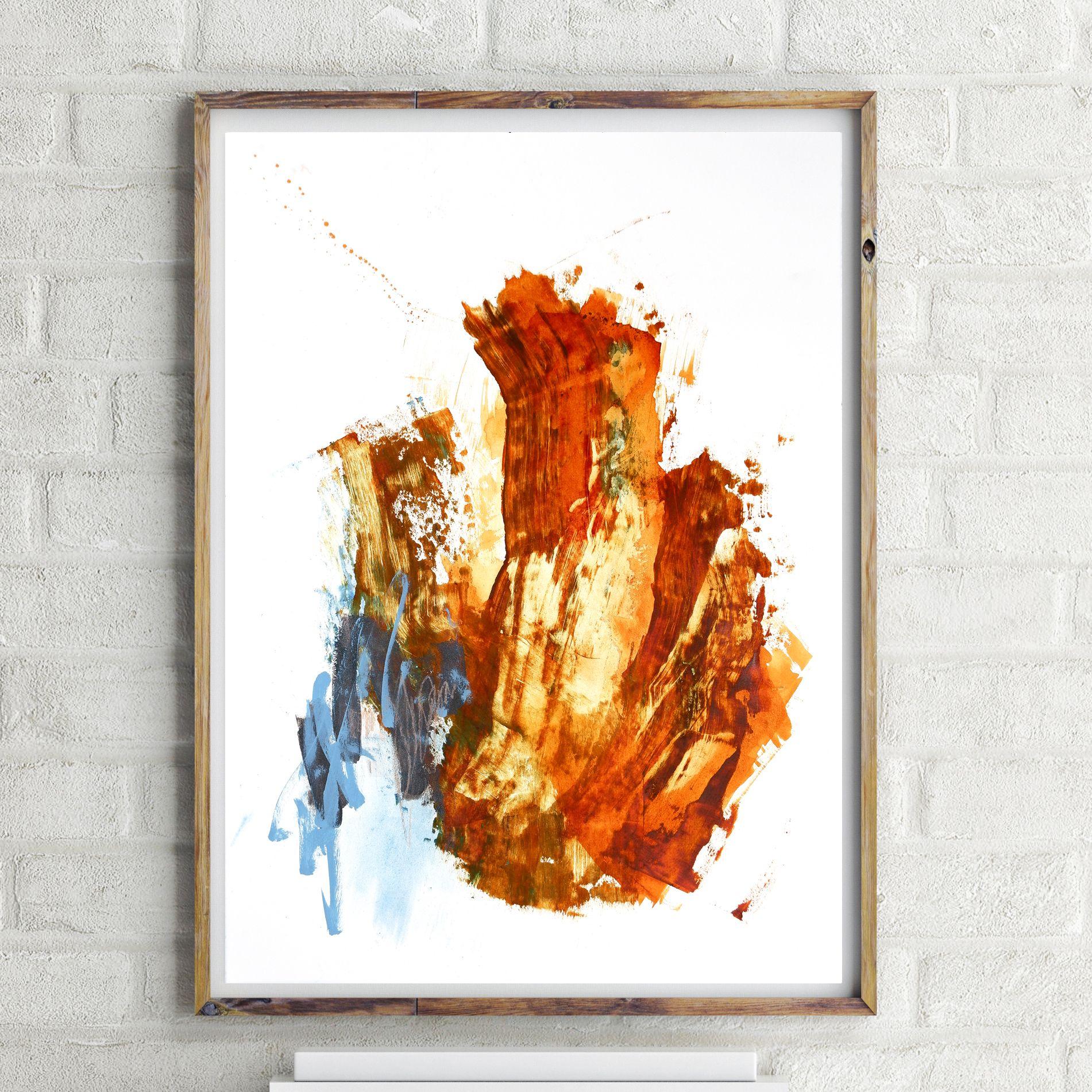 Grande bacino n. 2, Pittura, Acrilico su carta - Painting di Melissa McGill
