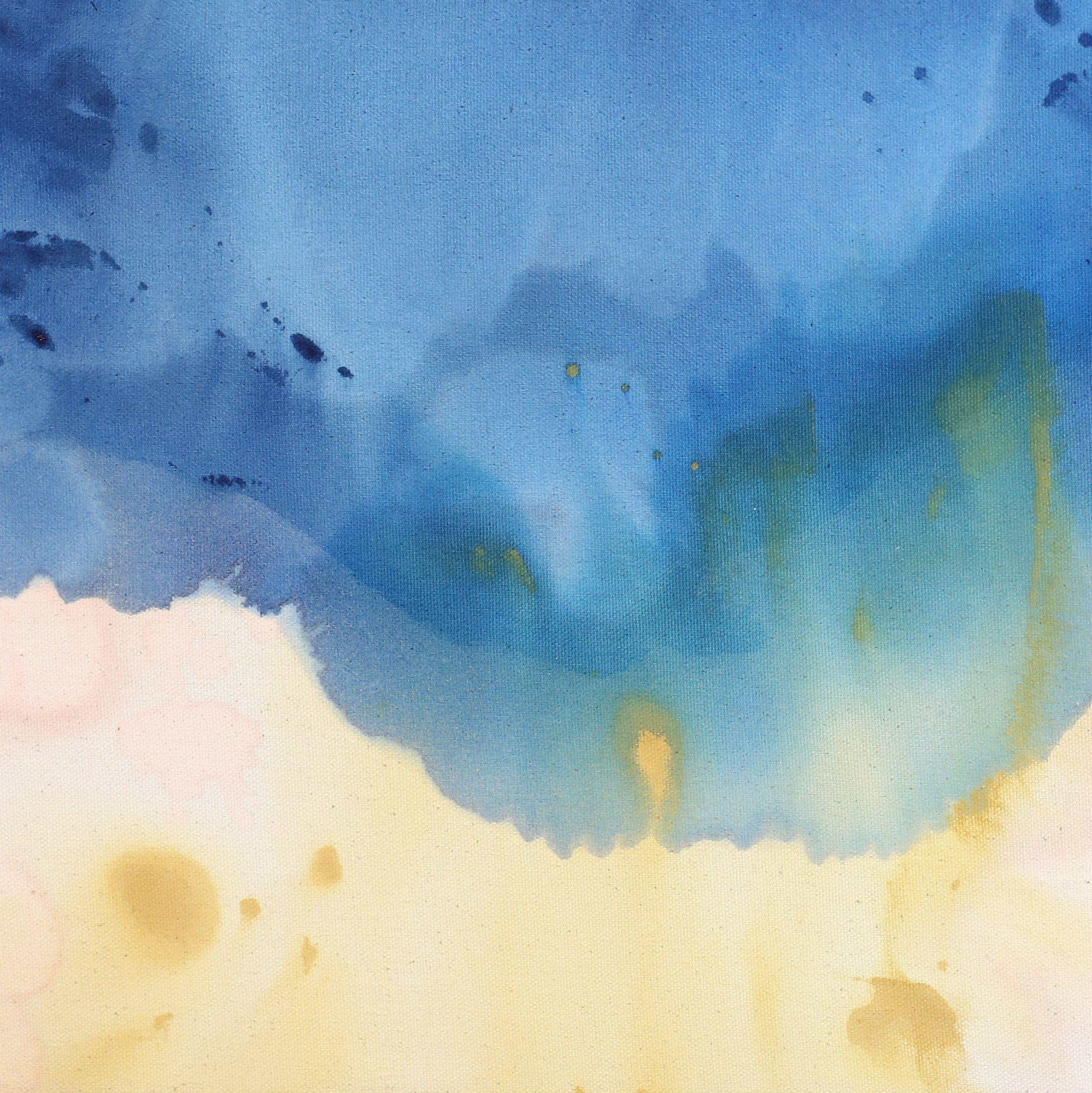 Te dejaré estar en mis sueños, Pintura, Acrílico sobre lienzo - Painting Abstracto de Melissa McGill