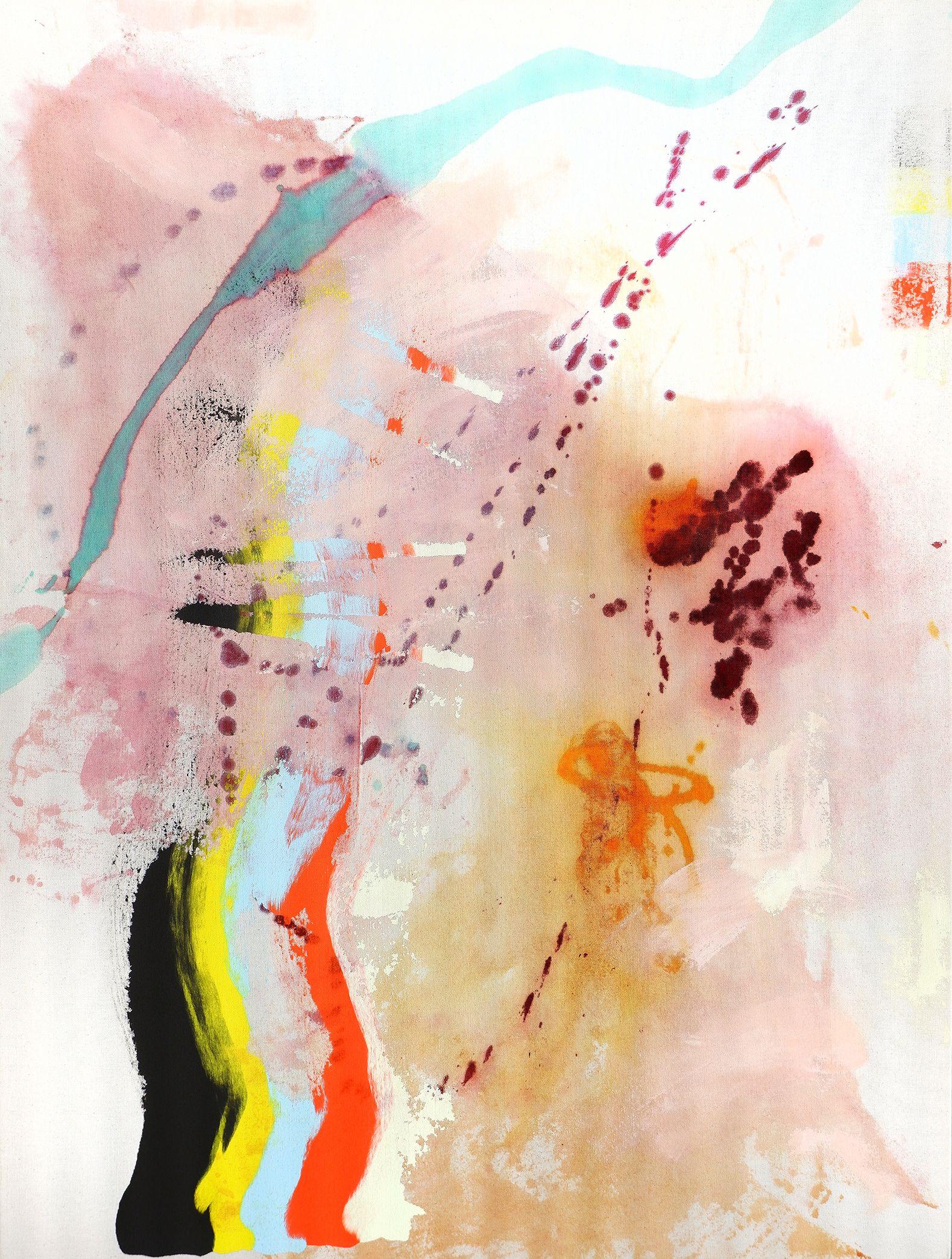 Melissa McGill Abstract Painting - In My Spine, Painting, Acrylic on Canvas
