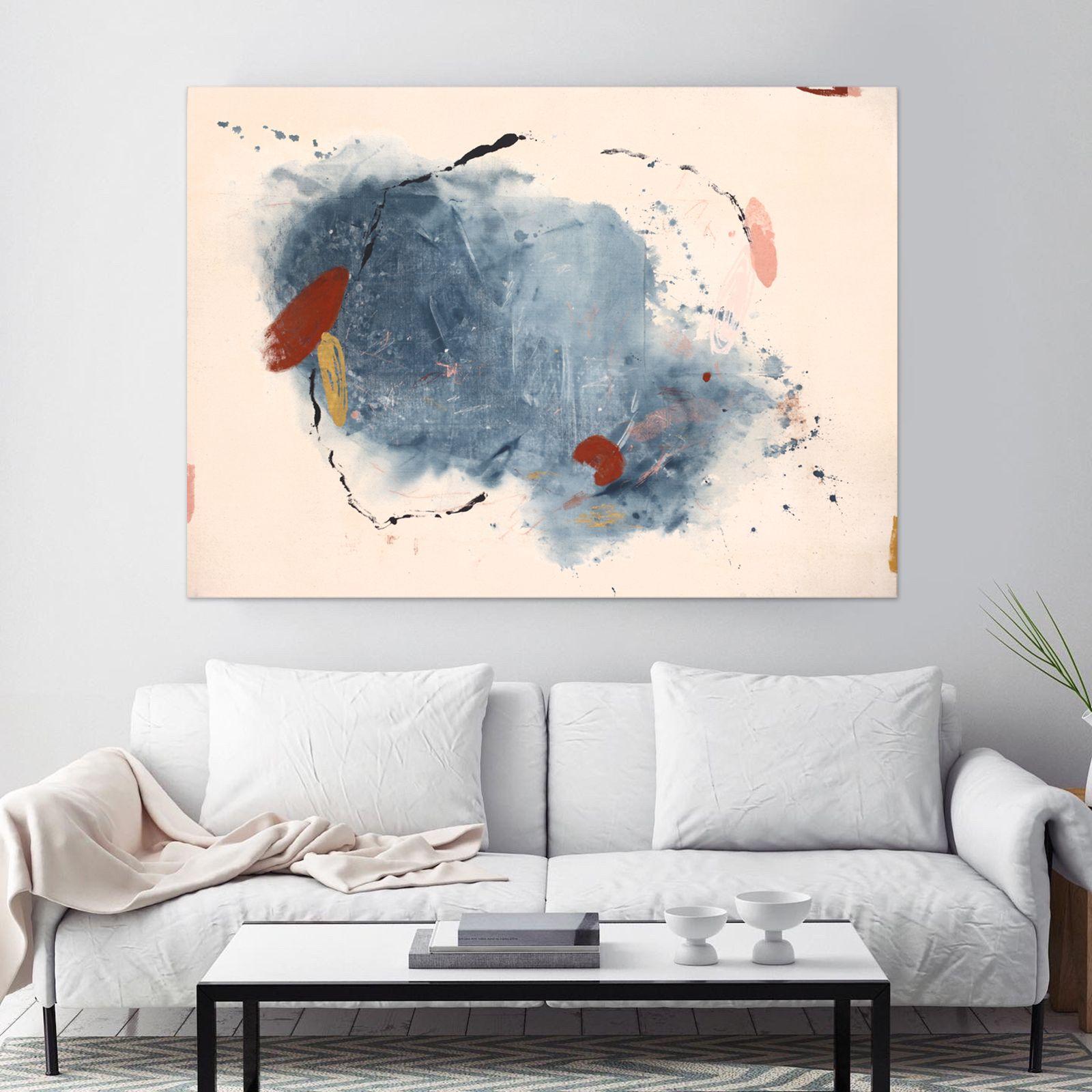 La vita in noi, Pittura, Acrilico su tela - Abstract Painting Beige di Melissa McGill