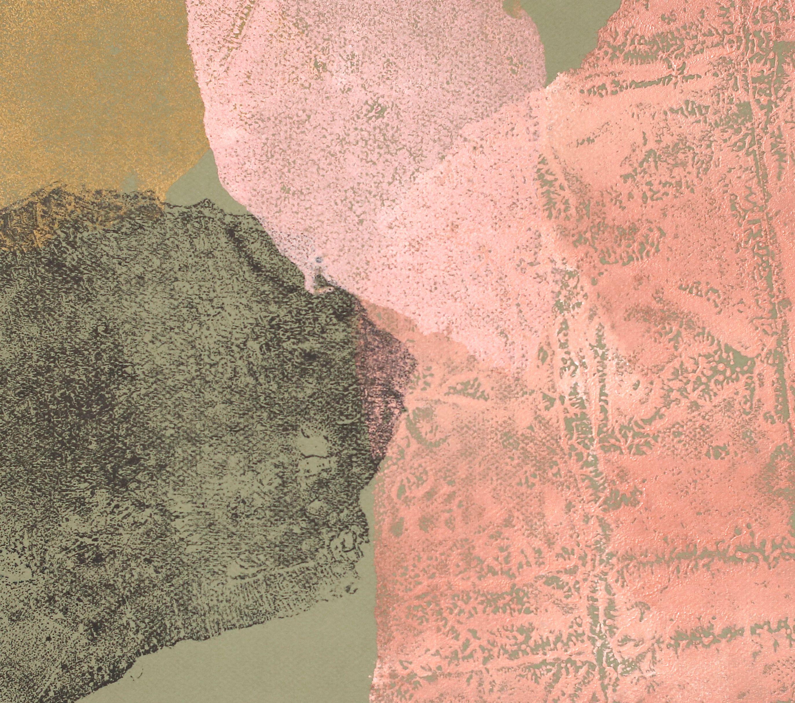 Rainshadow No 6, Pittura, Olio su carta - Painting di Melissa McGill