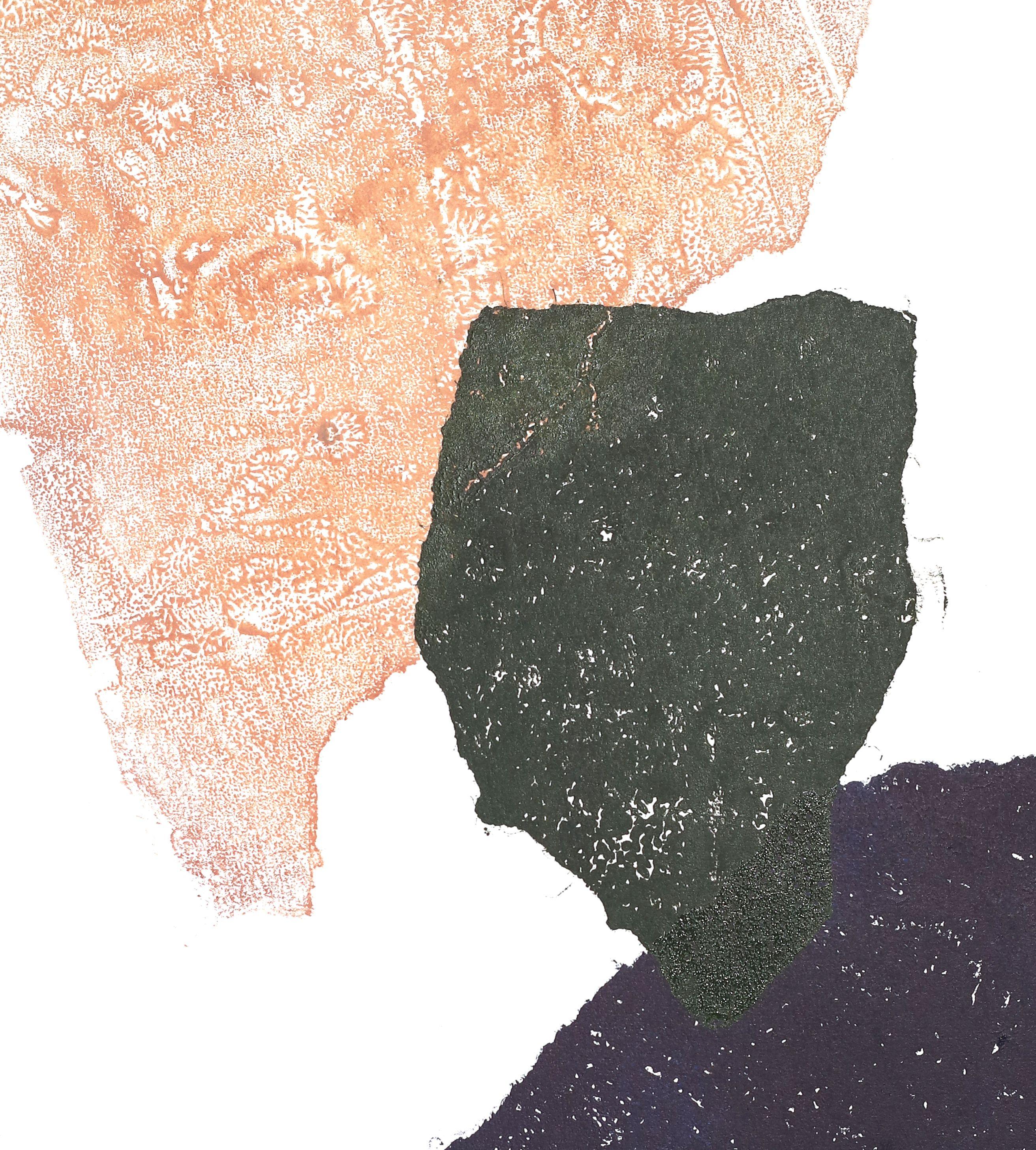 Rainshadow No 7, Pittura, Olio su carta - Painting di Melissa McGill
