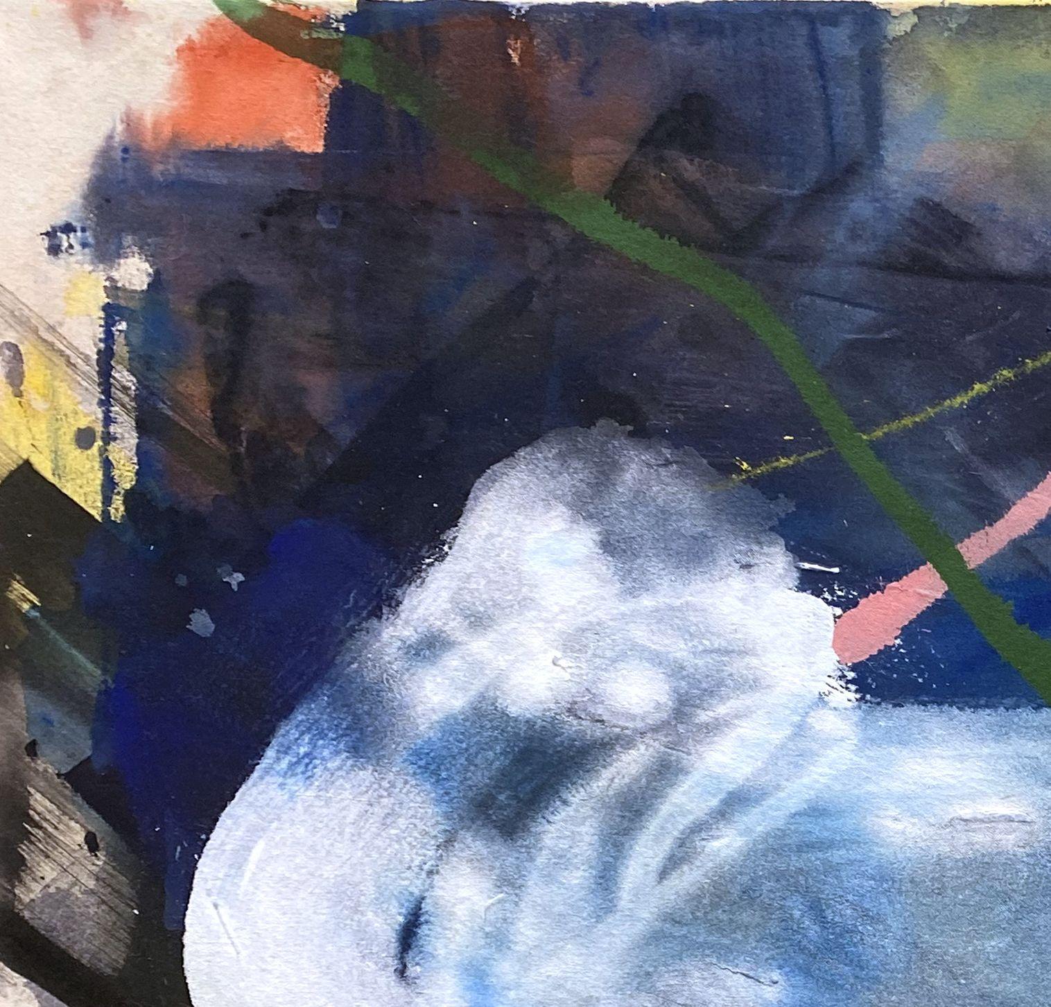 Radicati come alberi - Segni e piscine, Pittura, Acrilico su tela - Painting Astratto di Melissa McGill