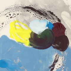 Peinture « Self Propelled Flowers No 3 », Acrylique sur Toile