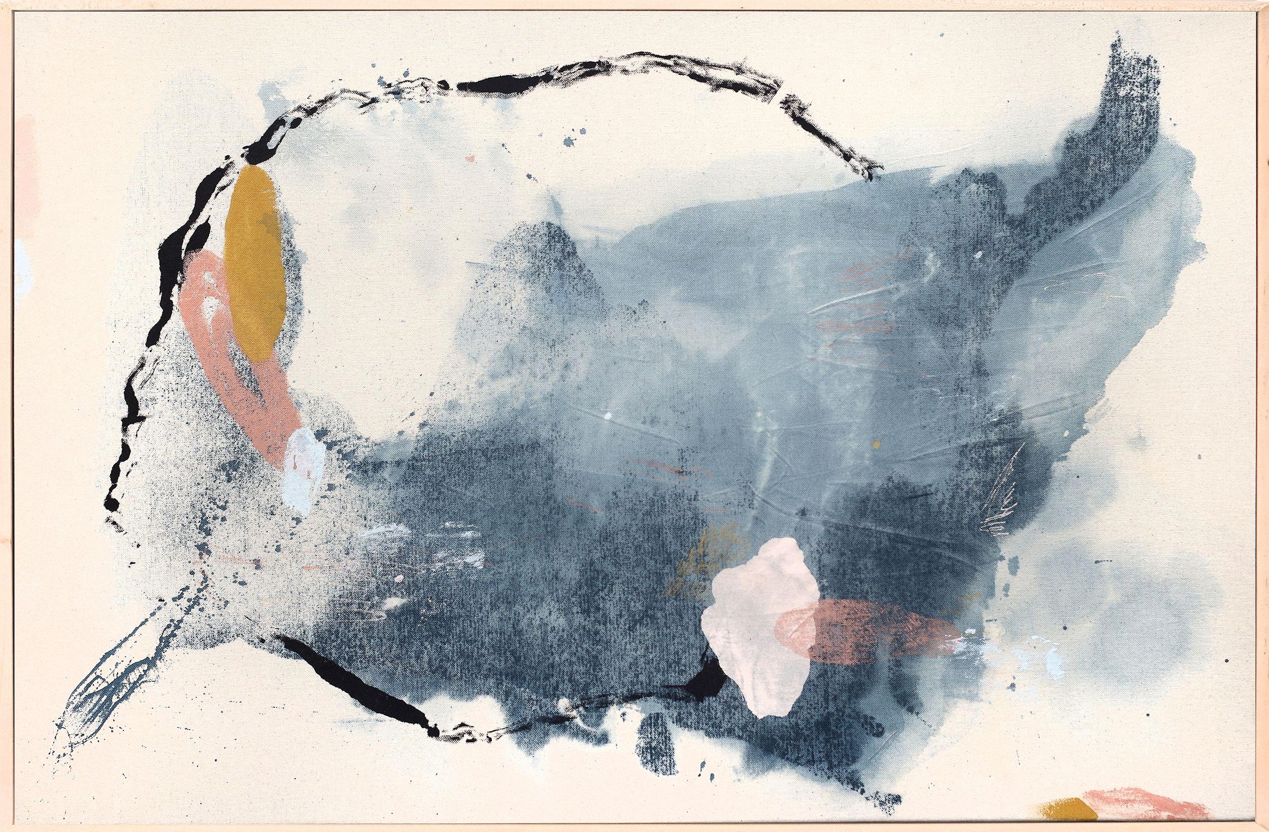 Gira al largo - Solitudine, Pittura, Acrilico su tela - Painting di Melissa McGill