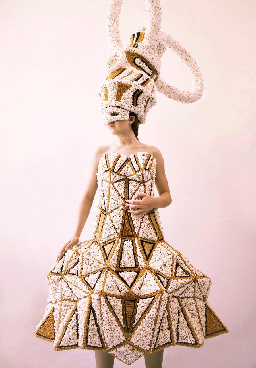 Melissa Meier Figurative Sculpture - Corn - Skins Series