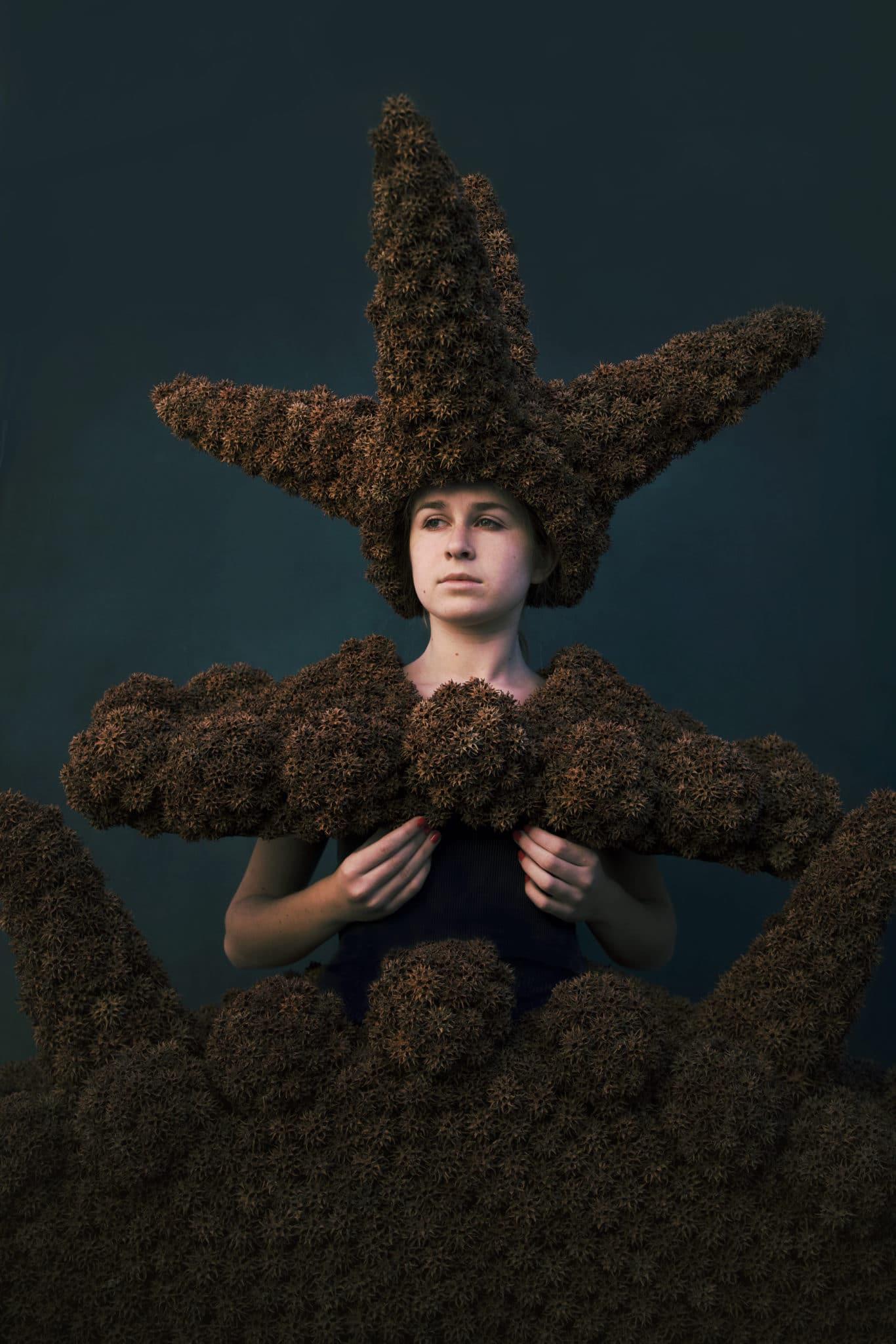 Sweet Gum Ball - Skins Series - Sculpture by Melissa Meier