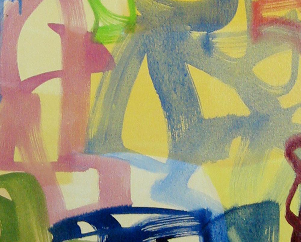 Vernal (pintura del Expresionismo Abstracto) - Abstract Painting Marrón de Melissa Meyer