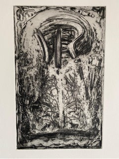 American Abstract Expressionist Artist Melissa Meyer Aquatint Etching