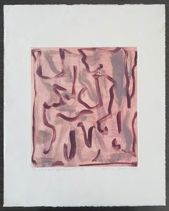 Female American Abstract Expressionist Artist Color Monoprint Melissa Meyer