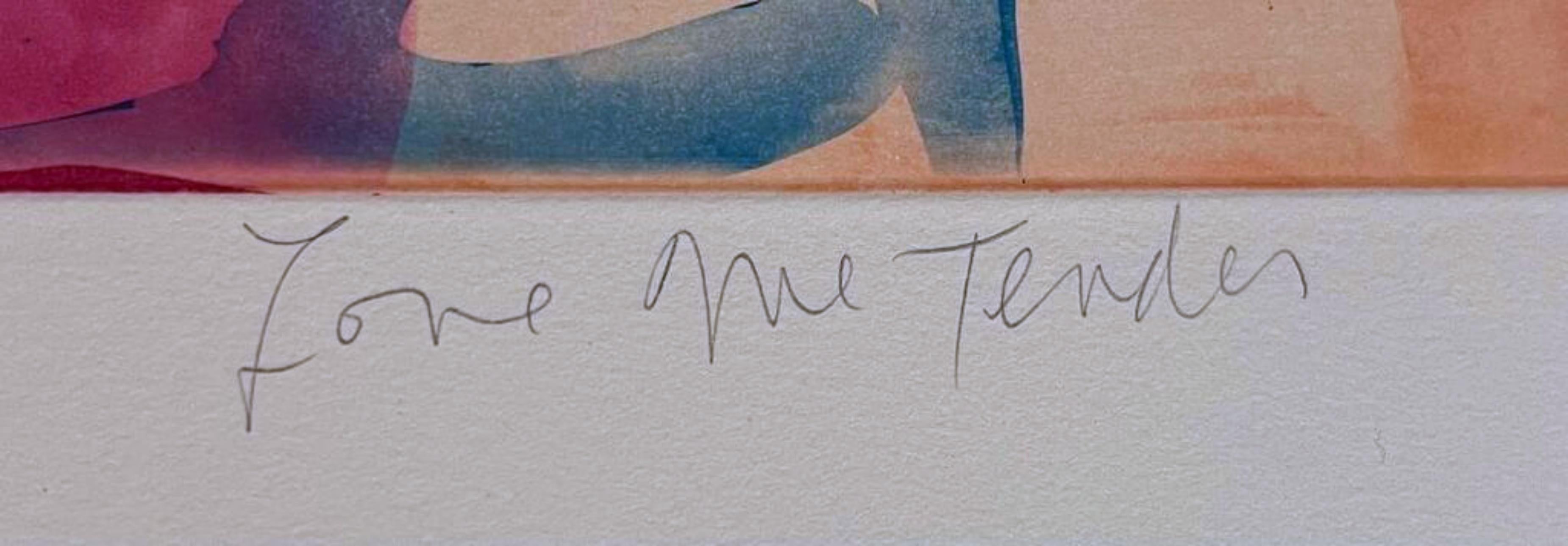 Meyer
Liebe mich zärtlich, 2003
Farbradierung auf Velinpapier
Auf der Vorderseite mit Bleistift signiert und nummeriert aus einer Auflage von 30 Stück
27 Zoll × 25 Zoll
Auflage EP 2/3: Mit Bleistift signiert und nummeriert EP 2/3, neben der
