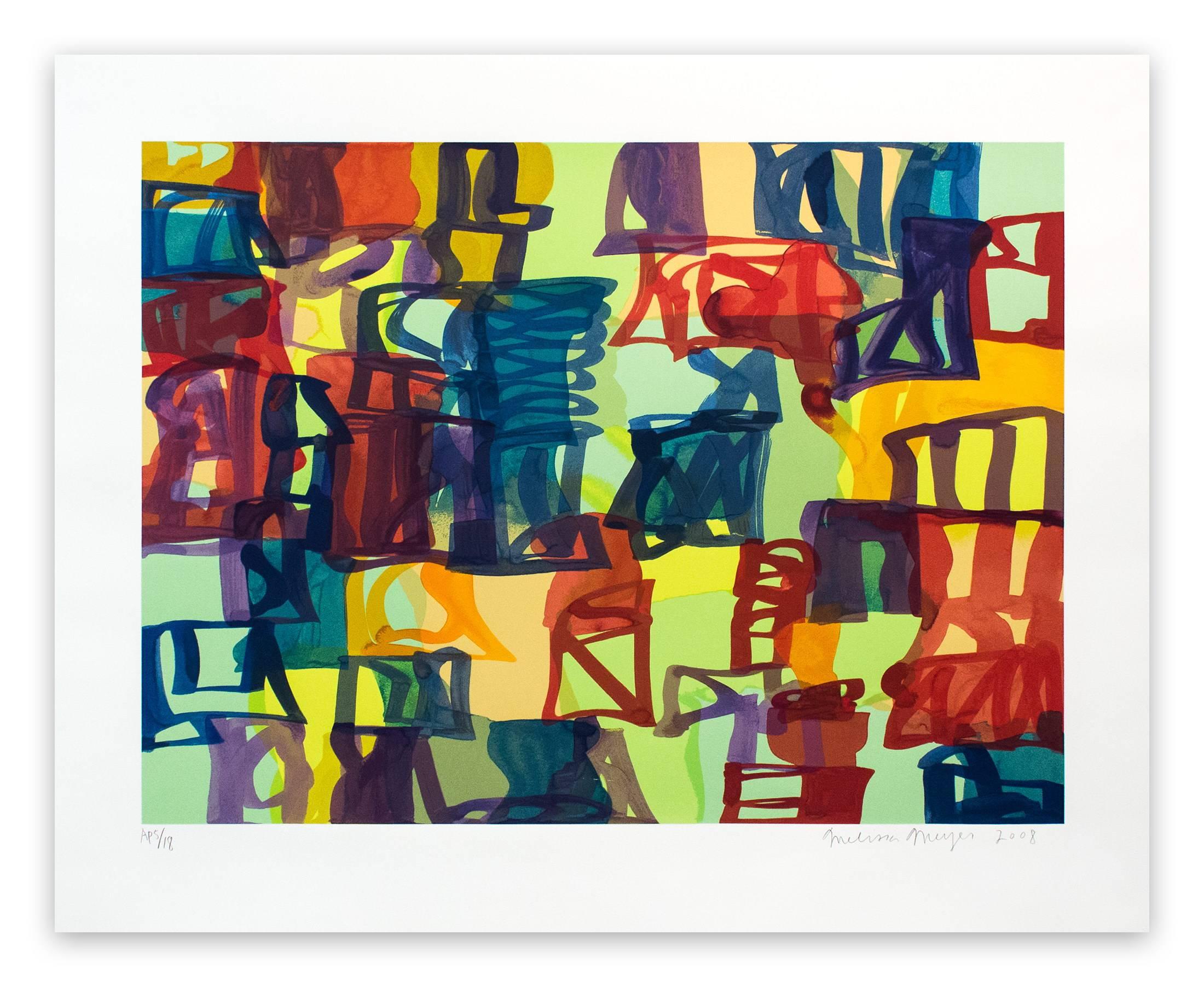 Melissa Meyer Abstract Print - Small Abstract (Abstract print)