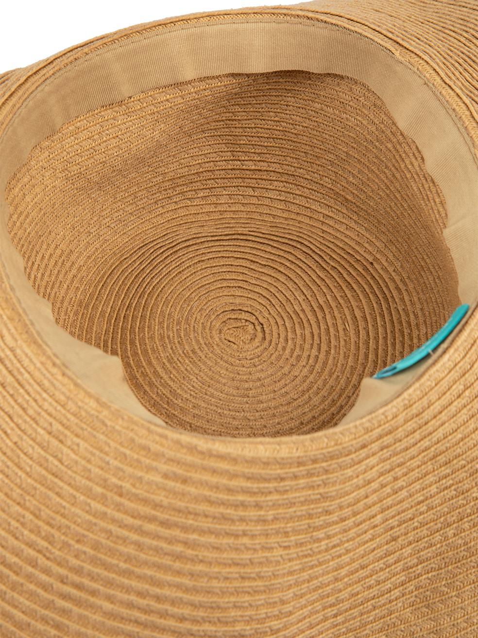 Melissa Odabash Beige Wide Brim Sunhat In Good Condition For Sale In London, GB