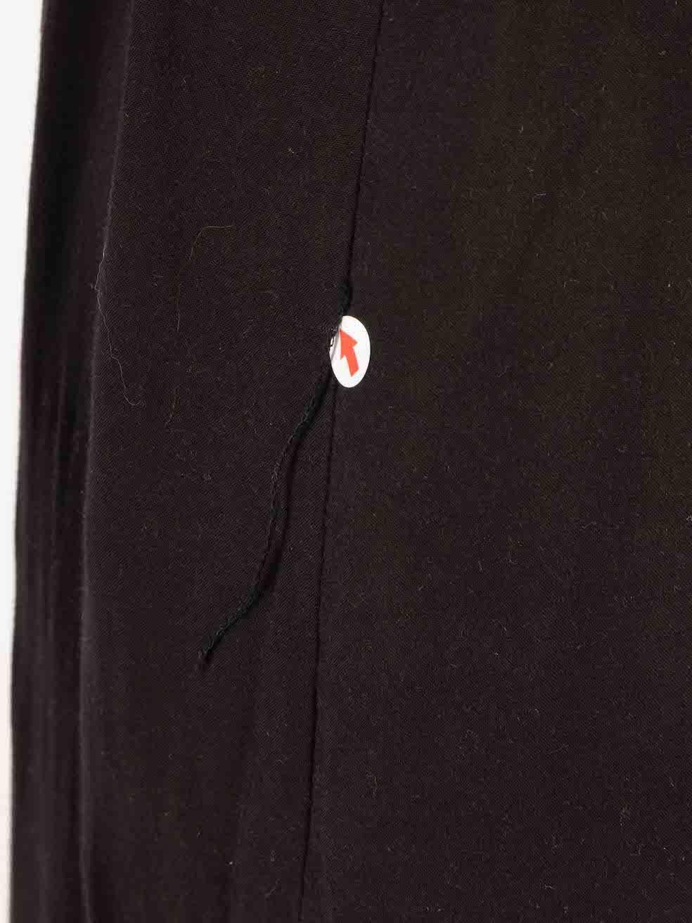 Melissa Odabash Black Pocket Detail Belted Dress Size M For Sale 1