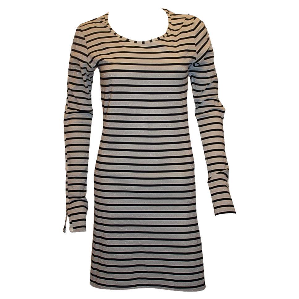 Melissa Odabash Pull on Stripe Dress For Sale