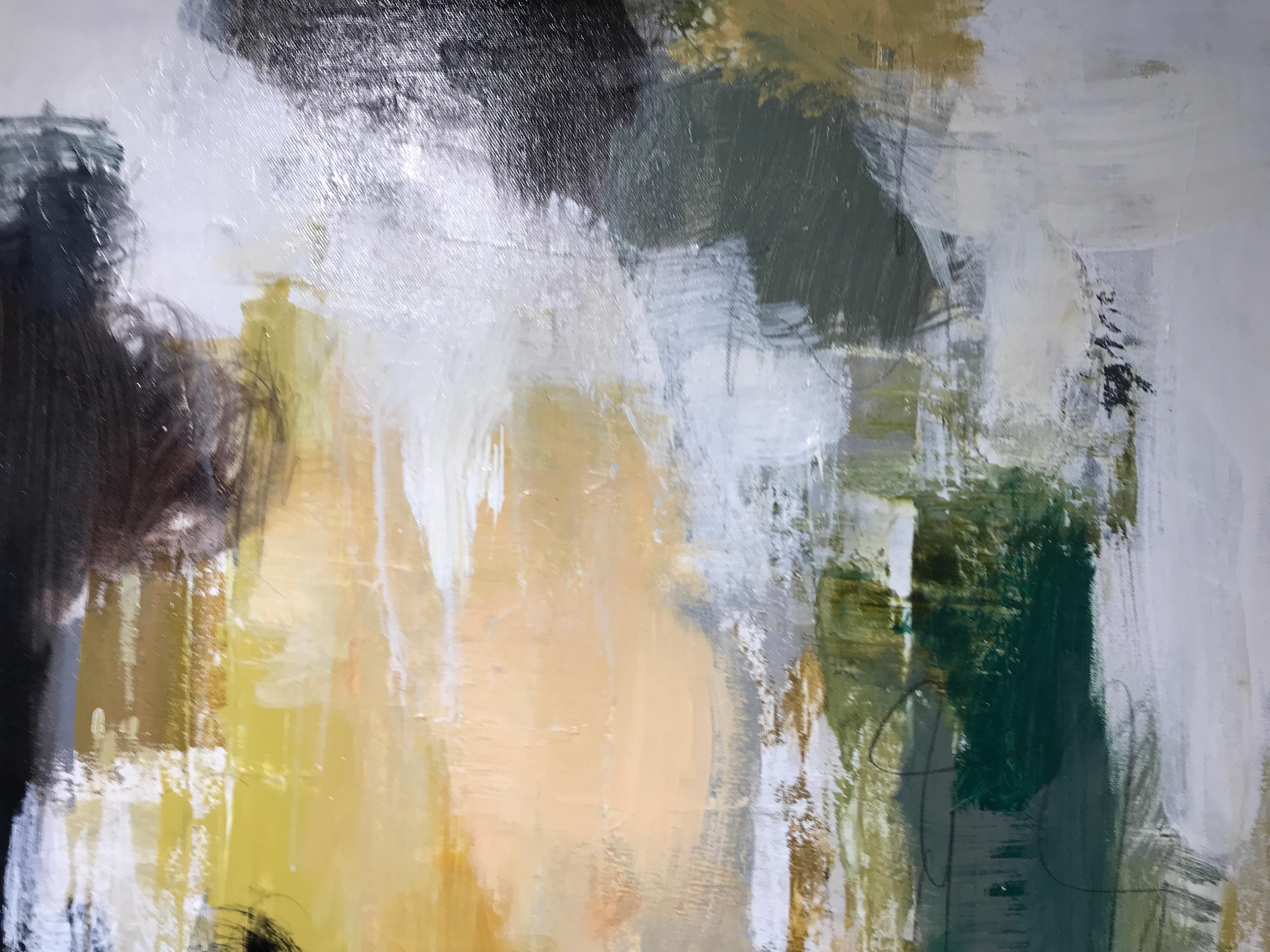 Allure I by Melissa Payne Baker, Large Vertical Abstract Mixed Media Painting 4
