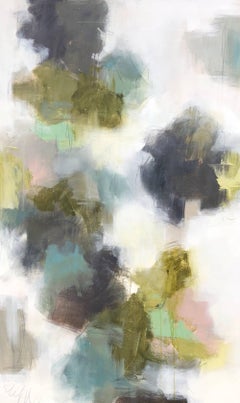 
Awaken
, Large Mixed Media on Canvas Abstract Painting of Vertical Format