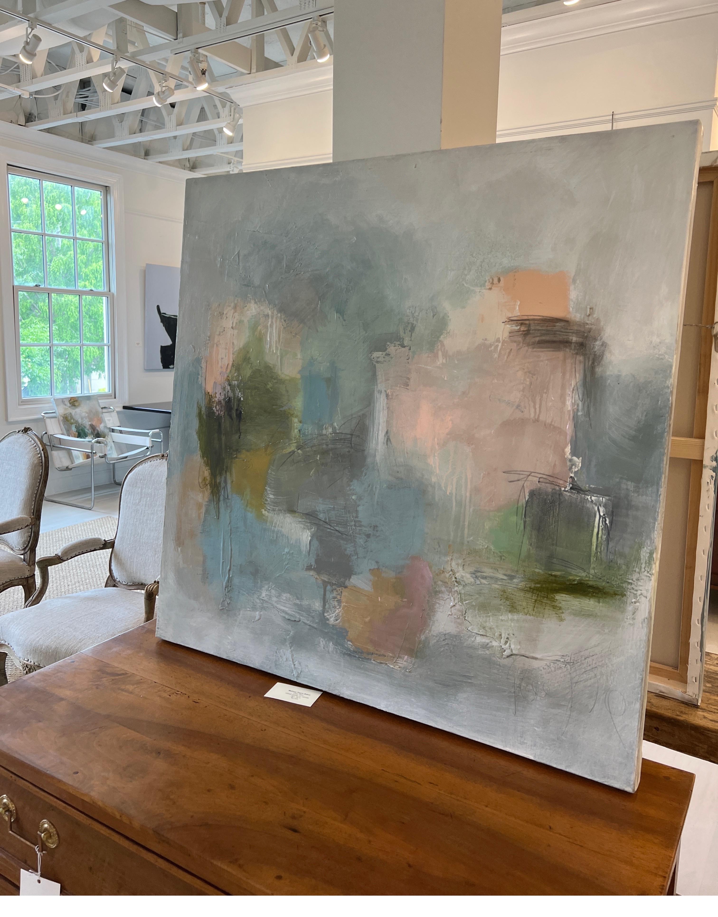 Calm Soul by Melissa Payne Baker, square Abstract Contemporary Canvas Painting 3