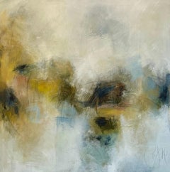 Memories by Melissa Payne Baker, square Abstract Contemporary Canvas Painting