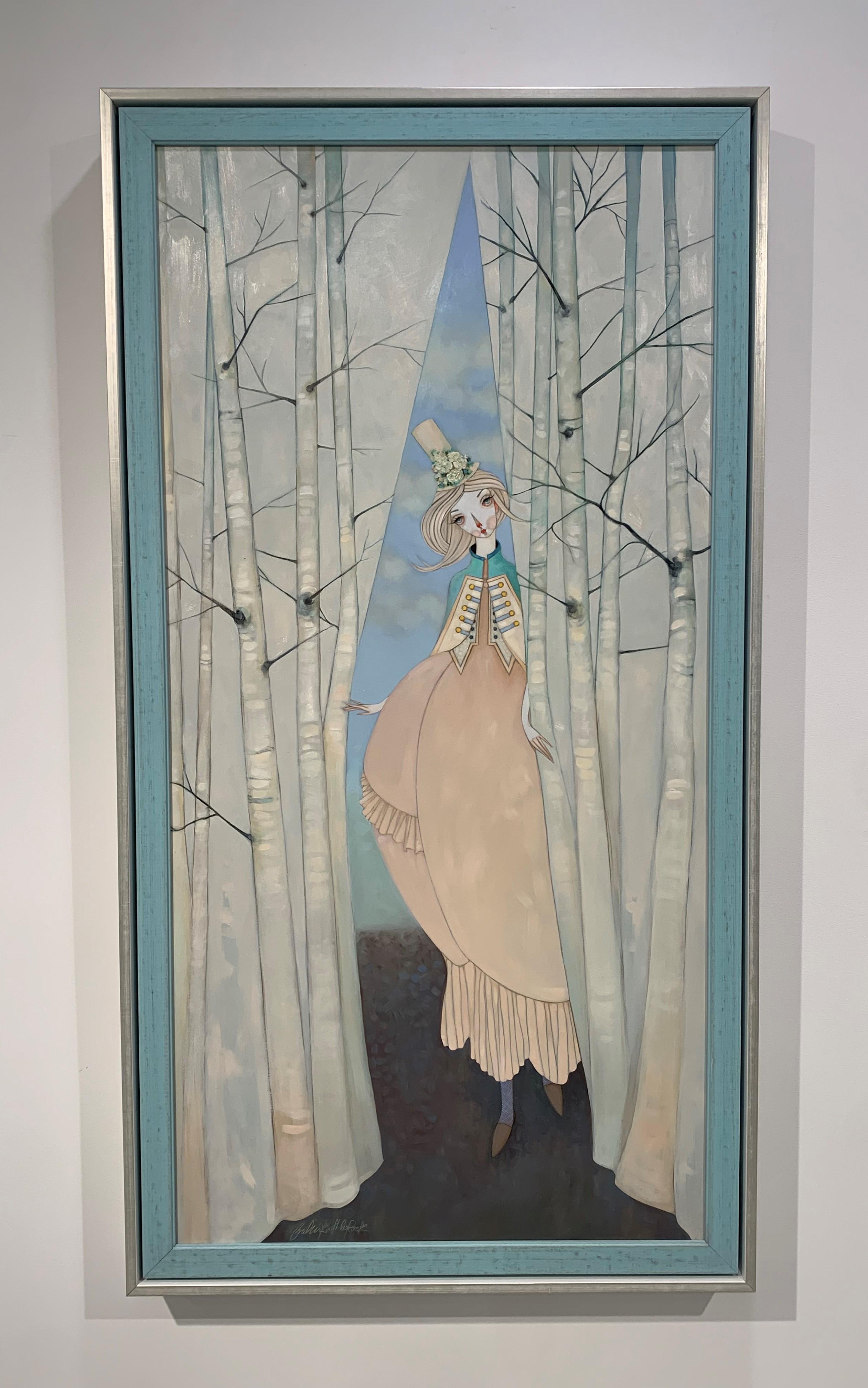 „Curtain of Trees“ – Painting von Melissa Peck