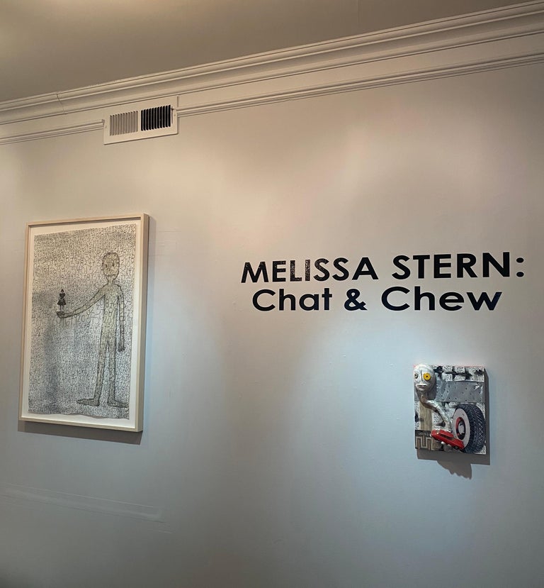 Melissa Stern „Wheels, figurative Assemblage aus der Außenseite der