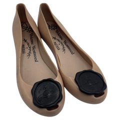 Melissa x Vivienne Westwood Anglomania Nude Flats - Wir zahlen den Einfuhrzoll!