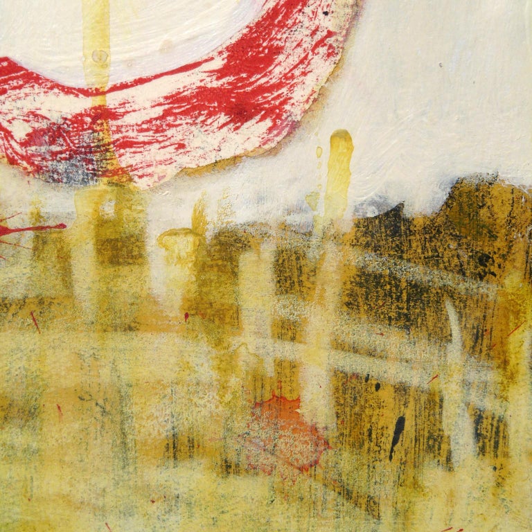 Melissa Zarem "Seam Ripper's Family Tree" Abstract Painting on Paper