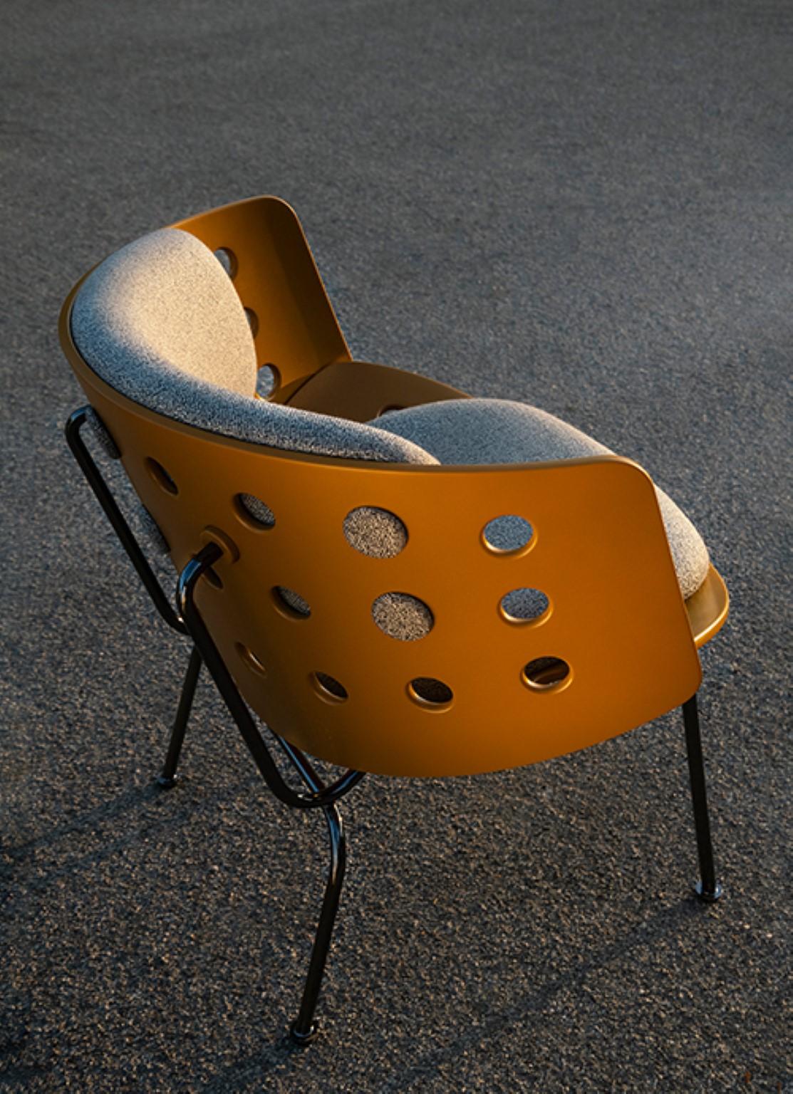 French Melitea Lounge Chair by Luca Nichetto For Sale